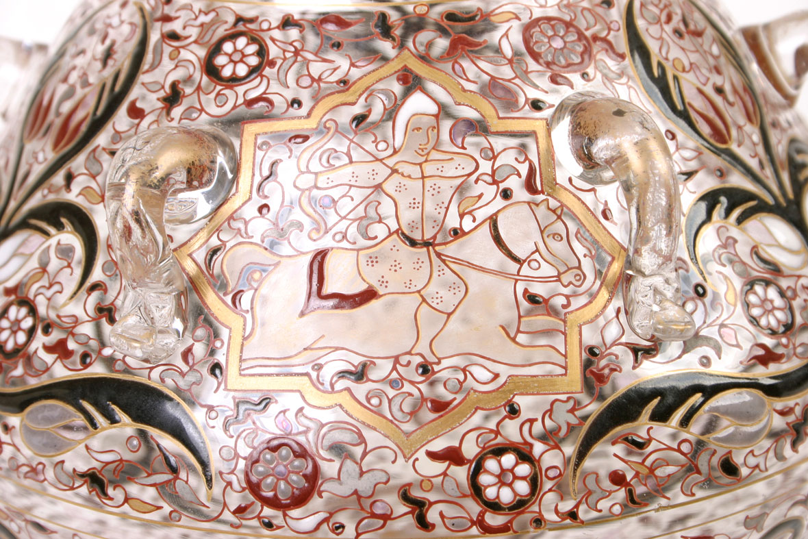 A Mosque Lamp by Galle